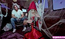 Britt Blair's Little Red Riding Hoe Gets Hardcore Facial