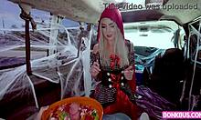 Britt Blair's Little Red Riding Hoe Gets Hardcore Facial