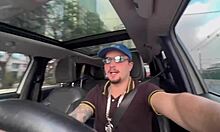 Wow, the young brazilian gave his ass to the uber driver!