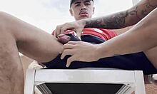 Brazilian Amateur Takes Monster Cock Hard