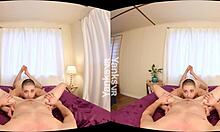 iris ives blows trans leif in pov striptease, does she cum?