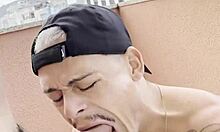 Brazilian Amateur Takes Monster Cock Hard