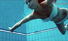 Feeling Hot Tits And Shaved Pussy Underwater