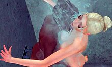 Lustful lesbian sluts have dirty sex in the gym with assfucking and bukkake.