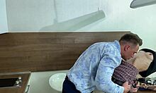 director cums on teacher's glasses