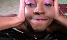 Hey, watch Nina Rivera swallow huge cock in 4K!