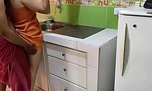 my maid begs me to fuck her in the kitchen while my wife's away