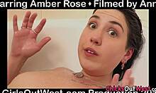 hairy aussie chick rubs pussy in bathtub, so hot! 🔥