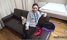 Flawless Czech Teen Teased in Supermarket, Drilled Hard in POV