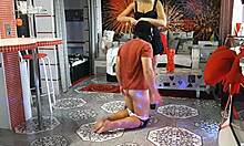 Fm Session 52: Femdom Pet Play With Masked Punishment And Naked Feet