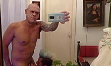 What secrets does this masked older gay man hide in his amateur adventures?