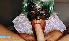 She Sucks My Dick And Wants Doggy-Style Because She Has A Surprise For Me Chupareina