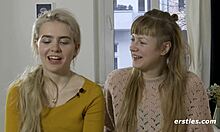 Amateur lesbians use anal toys