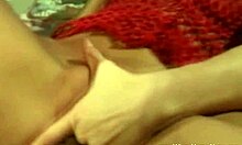 wifey enjoys anal play with dildo solo