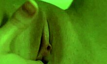 Huge Tits on Beautiful Girl Who's Masturbating Hard in Close-Up