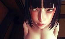 Pov Hinata Hyuga uses her sensual body to seduce me