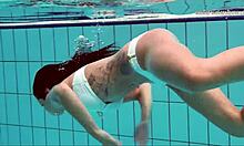 nata the hot hungarian babe teases by the pool with her stunning body