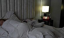 Stepdad Gets Jealous, Craves Bony's Tight Pussy Over Stepson in Homemade Clip.