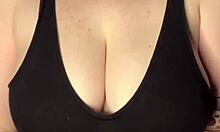 Preview of Slapping My Huge Tits Against the Table Hard