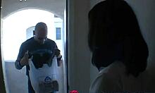 Tawny Babe Teases And Undresses