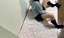 Amateur Japanese Girl Cums Hard With New Masturbation Skills