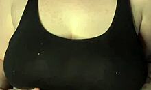 Preview of Slapping My Huge Tits Against the Table Hard