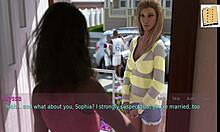 Wife And Mother-In-Law Play Game With Big Ass