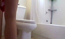 lingerie teen denice k passionately sucks hard cock in close-up.