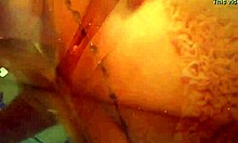 Blonde Milf In Bathroom Outfit Rubs And Squirts