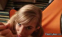 Blonde Spinner Strokes And Sucks Cock In Pov Casting Interview.