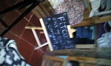 pov couple in doggy before party, filmed on cell