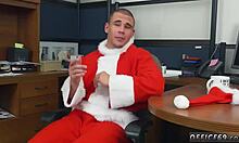 Latin teen enjoys gay holiday special with friends