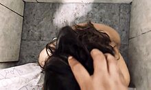 My friend took advantage of me in the bathroom and recorded it all!