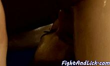 Oiled Glam Babe Gets Pussy Licked And Cunilingus