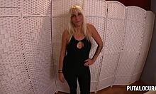 Spanish Milf Yari Takes Hard Fucking And Swallows Cum