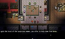 Cute naked fairy stuck in prison keyhole in harem hentai game 😊