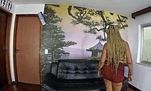 i'm renata carvalho, my first time backstage, talking dirty about my big pussy