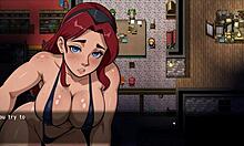 Cute naked fairy stuck in prison keyhole in harem hentai game 😊