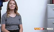 beautiful shoplifter brunette gets her nice pussy drilled, huh?