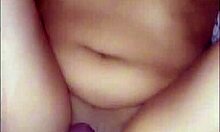 My boyfriend and I share an intense moment at home.