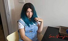 step sister wants to prove she can make me cum in 2 minutes with squirting and monster cock