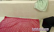 LELU LOVE WEBCAM MASTURBATION WITH VIBRATOR EDGING THEN OIL RUBBING.