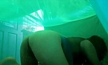 My sexy madrastra waits in bed to seduce me with her curves