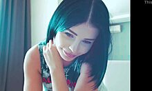 Latina In Cosplay Lingerie On Webcam