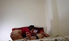 con mi madrastra ella tiene ese coño recien depilado y viene a mi cama para follar porque el esposo se fue a dar clases de religion a la iglesia que puta es mi madrastra sexo amateur real casero