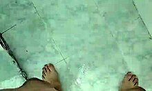 You pissing in the shower?