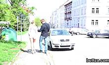 Beautiful tight teen stretches her body in adorable anal and pussy play.