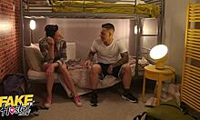 Cheating Boyfriend Feels Guilt While Fucking Teen Backpacker in Fake Hostel