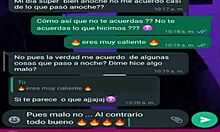 comienzo a chatear con mi compa�era de algebra la que tiene un culo grande y nos citamos para follar en mi casa