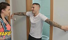 Cheating Boyfriend Feels Guilt While Fucking Teen Backpacker in Fake Hostel